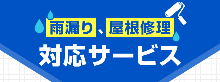 雨漏り・屋根修理 対応サービス